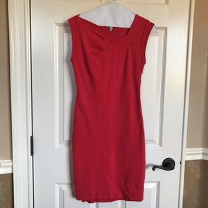 Bright Coral MNG Suit Dress